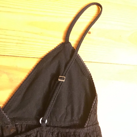 PINK Black Lace Rhinestone Teddy, EUC, XS - Picture 10 of 12